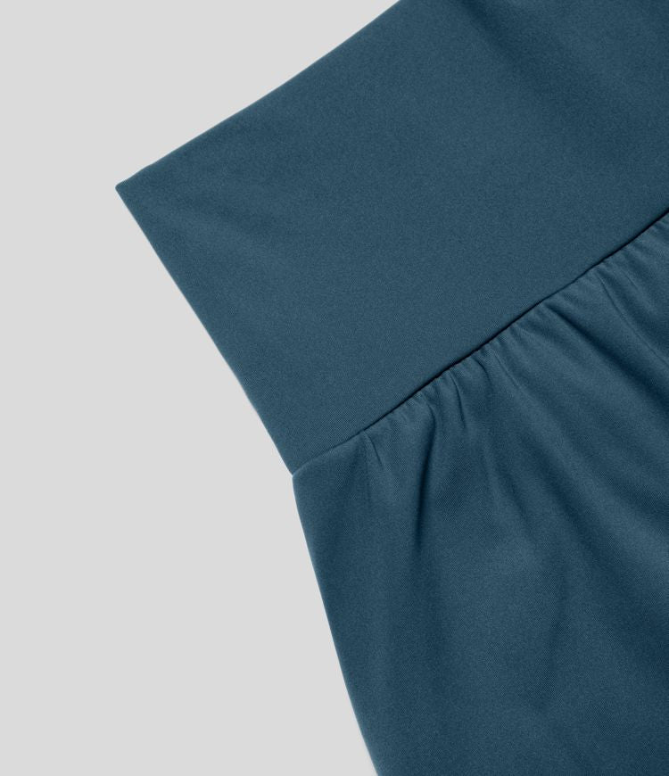 ColaShorts™ - Pantaloncini da yoga 2 in 1 a vita alta con tasca posteriore e tasca laterale