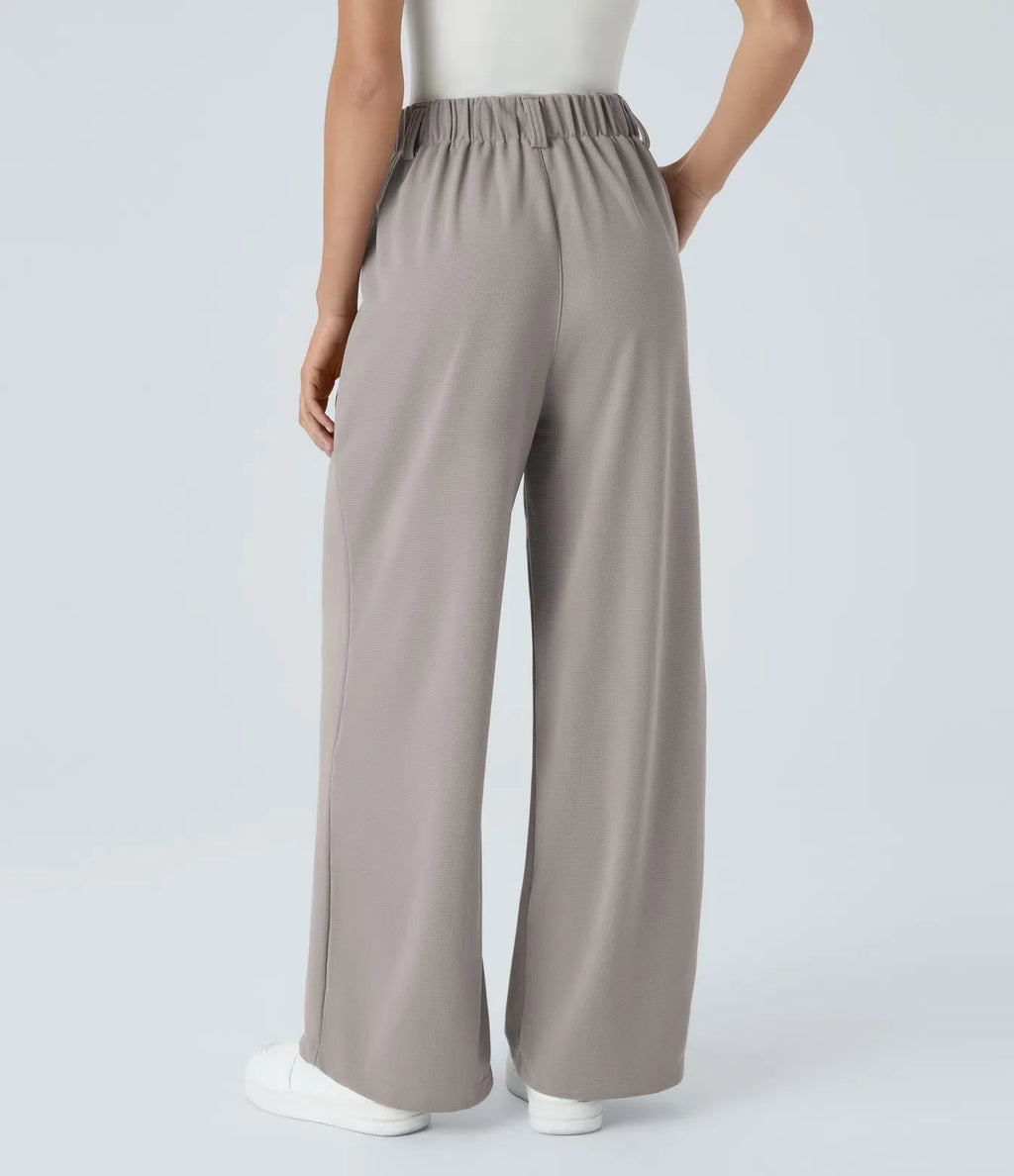 ColaTek Air V2™ - Pantaloni svasati con cintura alta e tasche laterali