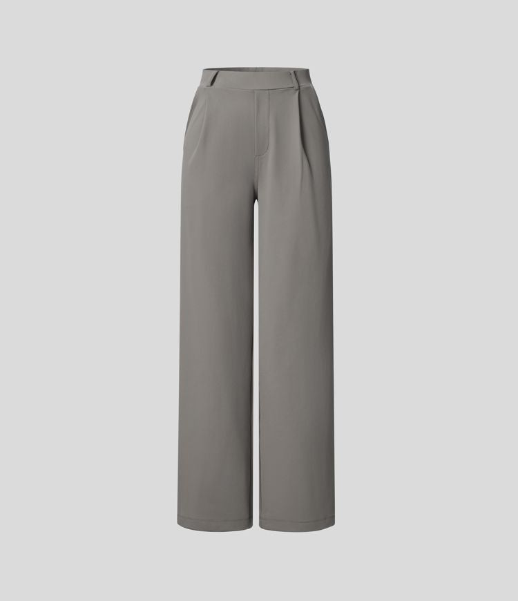 Pantaloni svasati ColaTek Air™ con cintura alta e tasche laterali con zip