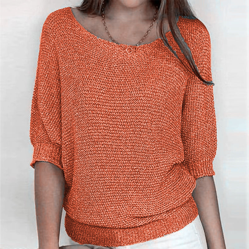 Maglia casual a tinta unita