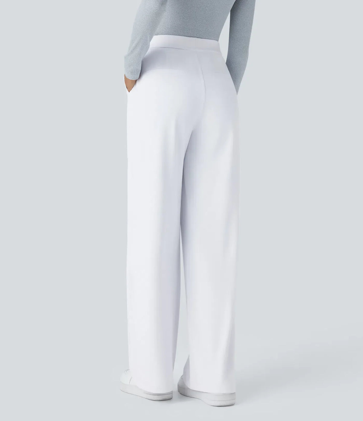 Pantaloni svasati ColaTek Air™ con cintura alta e tasche laterali con zip