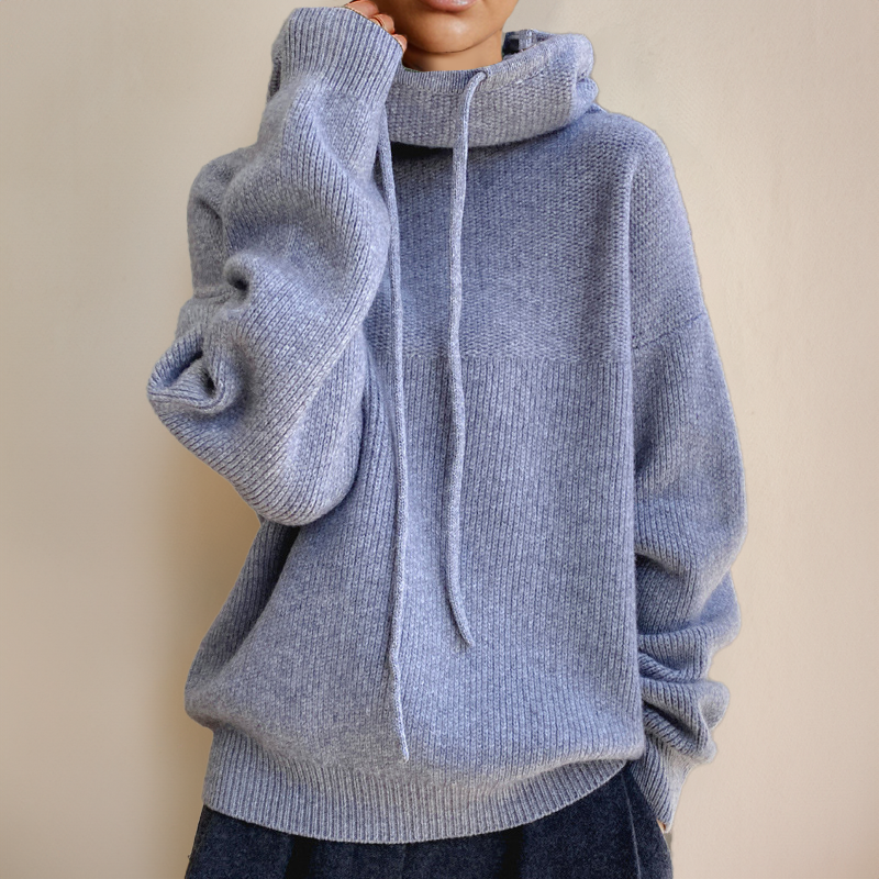 Charlotte™ | Maglia a collo alto in lana merino