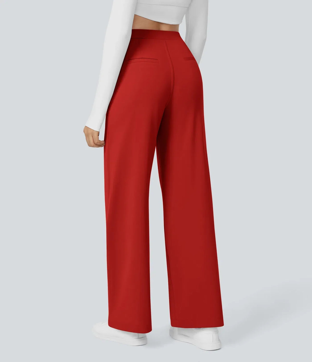 Pantaloni svasati ColaTek Air™ con cintura alta e tasche laterali con zip